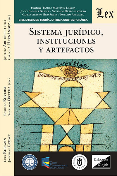Sistema Jurídico, Instituciones y Artefactos
