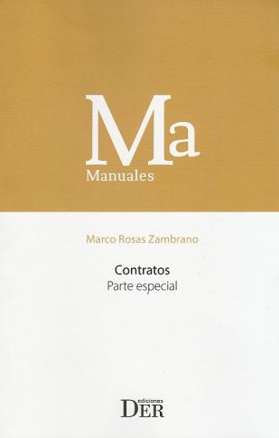 Contratos. Parte especial