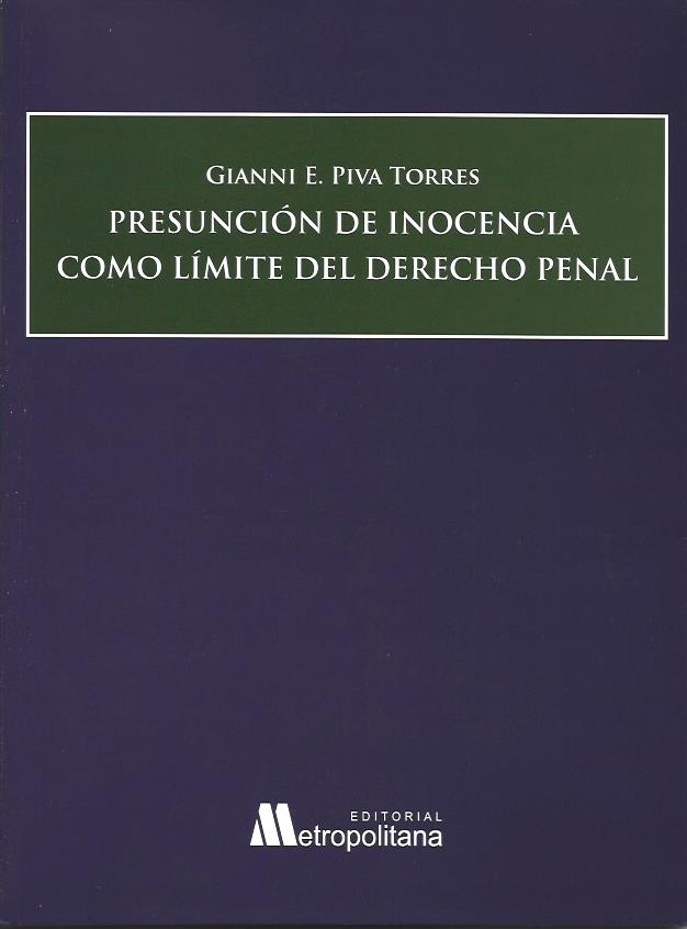 Presunción de Inocencia como Límite del Derecho Penal