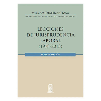 Lecciones de jurisprudencia laboral 1993-2013
