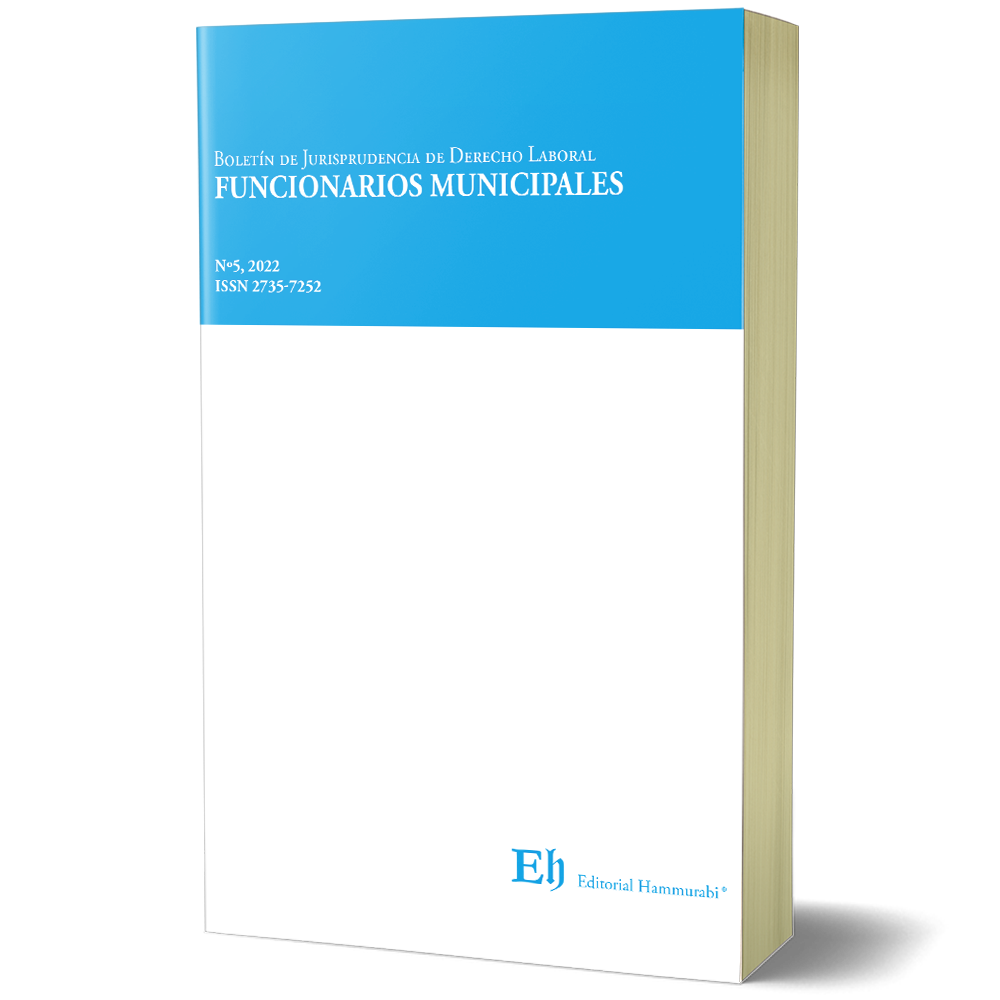 Boletín de jurisprudencia de derecho laboral N°5. Funcionarios municipales