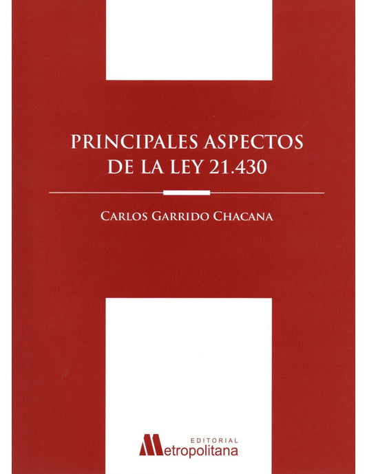 Principales Aspectos de la Ley 21430