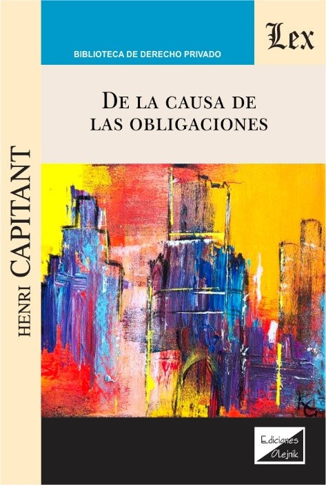 De la Causa de Las Obligaciones