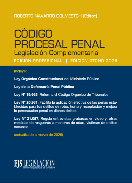 Código Procesal Penal y Legislación Complementaria 2026. EJS