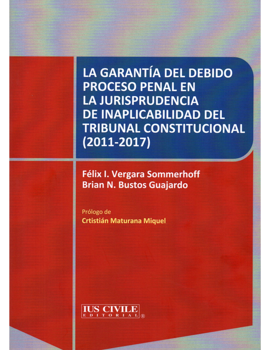La garantía del debido proceso penal en la jurisprudencia de inaplicablidad del Tribunal Constitucional (2011-2017)