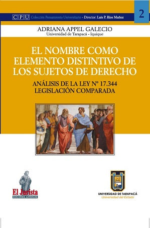 El nombre como elemento distintitivo de los sujetos de derecho. Análisis de la ley 17.344. Legislación comparada