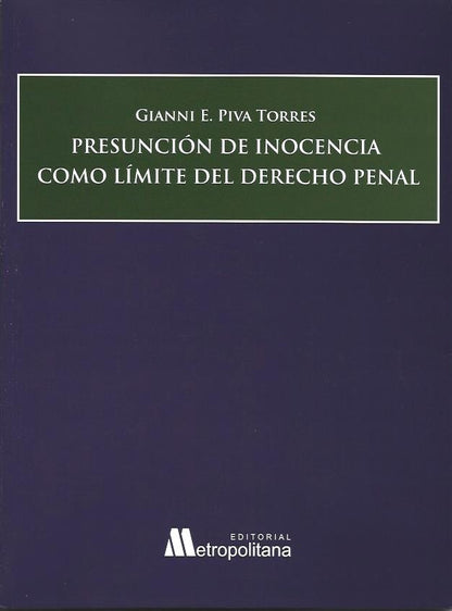 Presunción de Inocencia como Límite del Derecho Penal