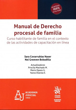 Manual de derecho procesal de familia. Curso habilitante de familia en el contexto de las actividades de capitación en línea